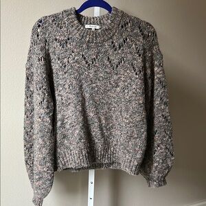 Madewell Chunky Knit Crew Neck Sweater